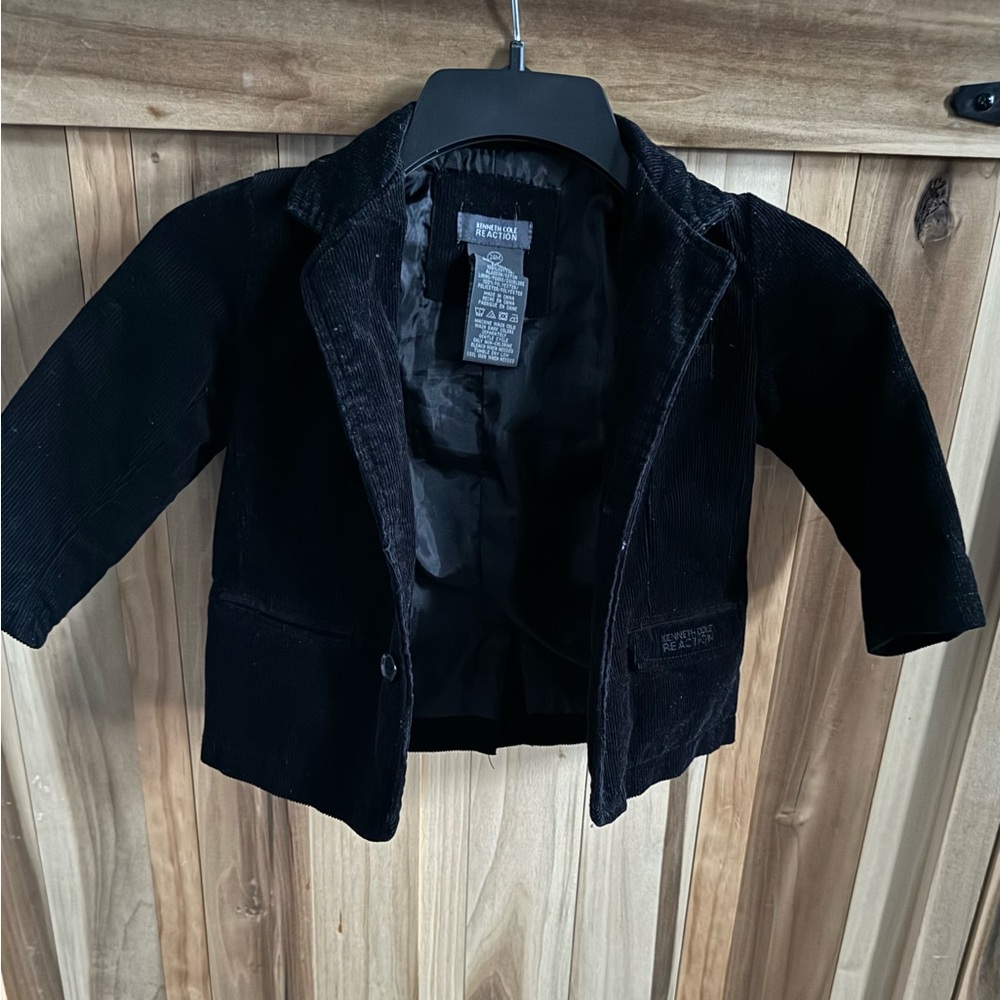 24M Black Corduroy Kenneth Cole Reaction Blazer